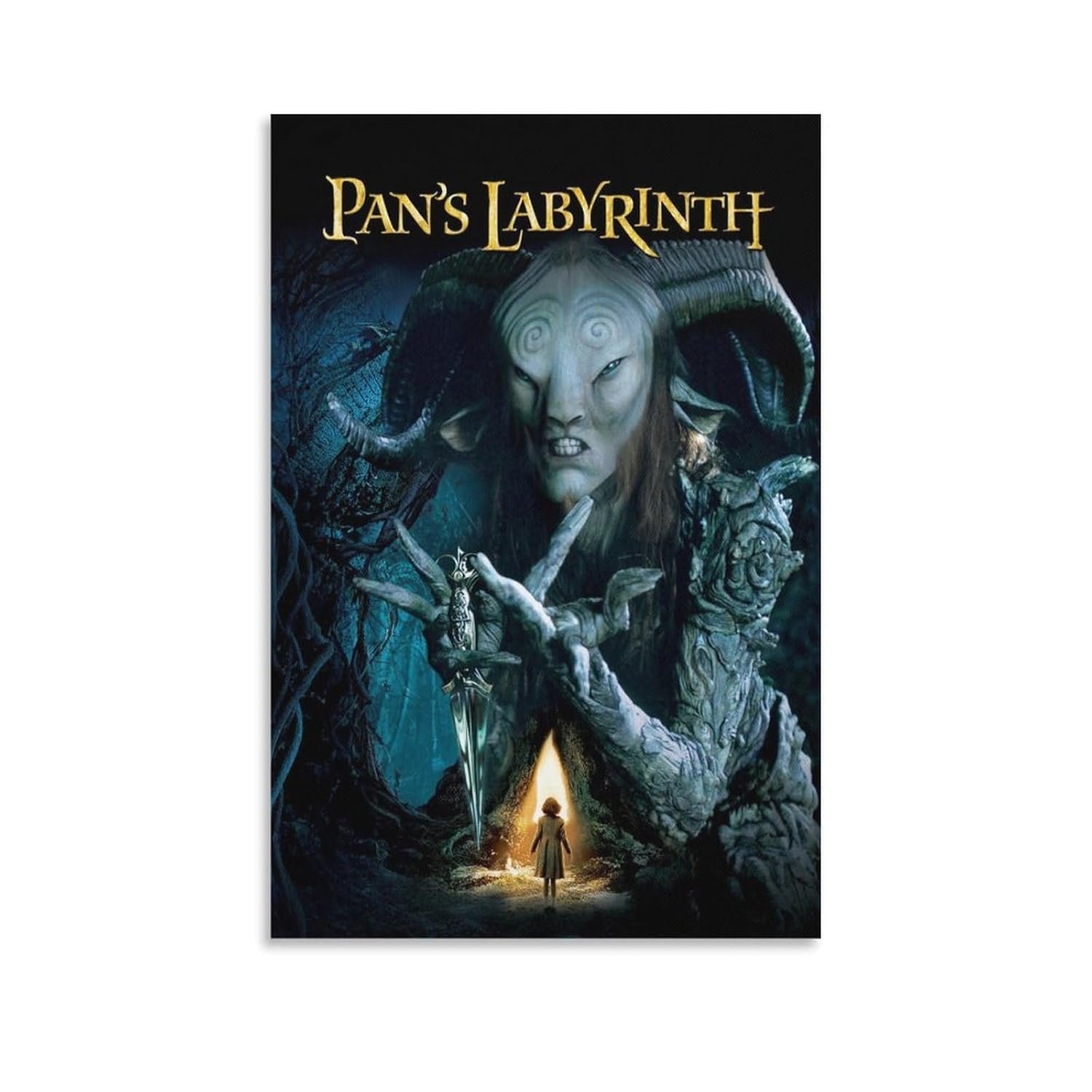 Room Aesthetic Poster Classic Movie Pan's Labyrinth Movie Posters Cool Artwork Wall Art Home Decor Gift Ideas Poster Decorative Painting Canvas Wall Art Living Room Posters...