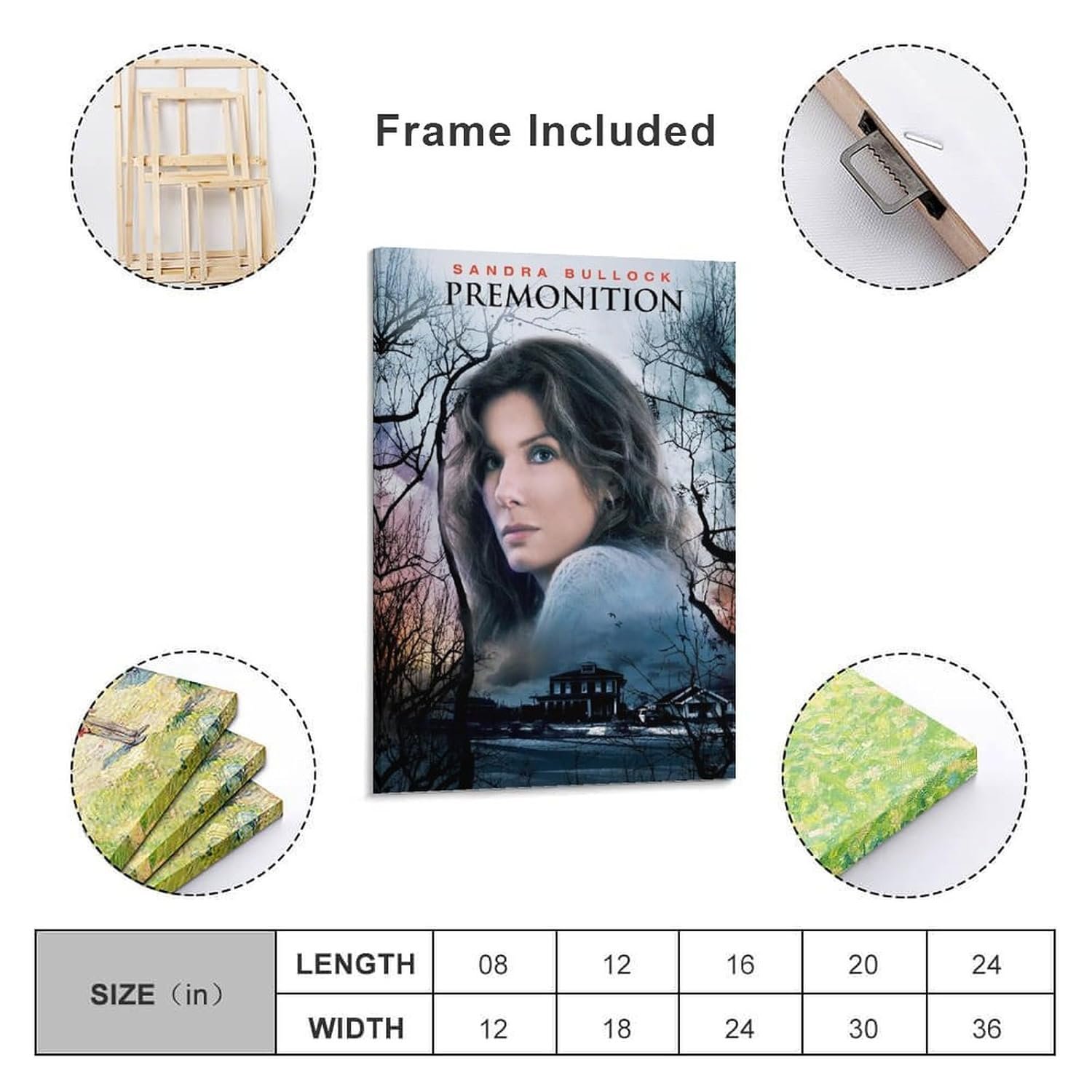 Room Aesthetic Poster Classic Movie Premonition Movie Posters Cool Artwork Wall Art Home Decor Gift Ideas Poster Decorative Painting Canvas Wall Art Living Room Posters Bedroom...