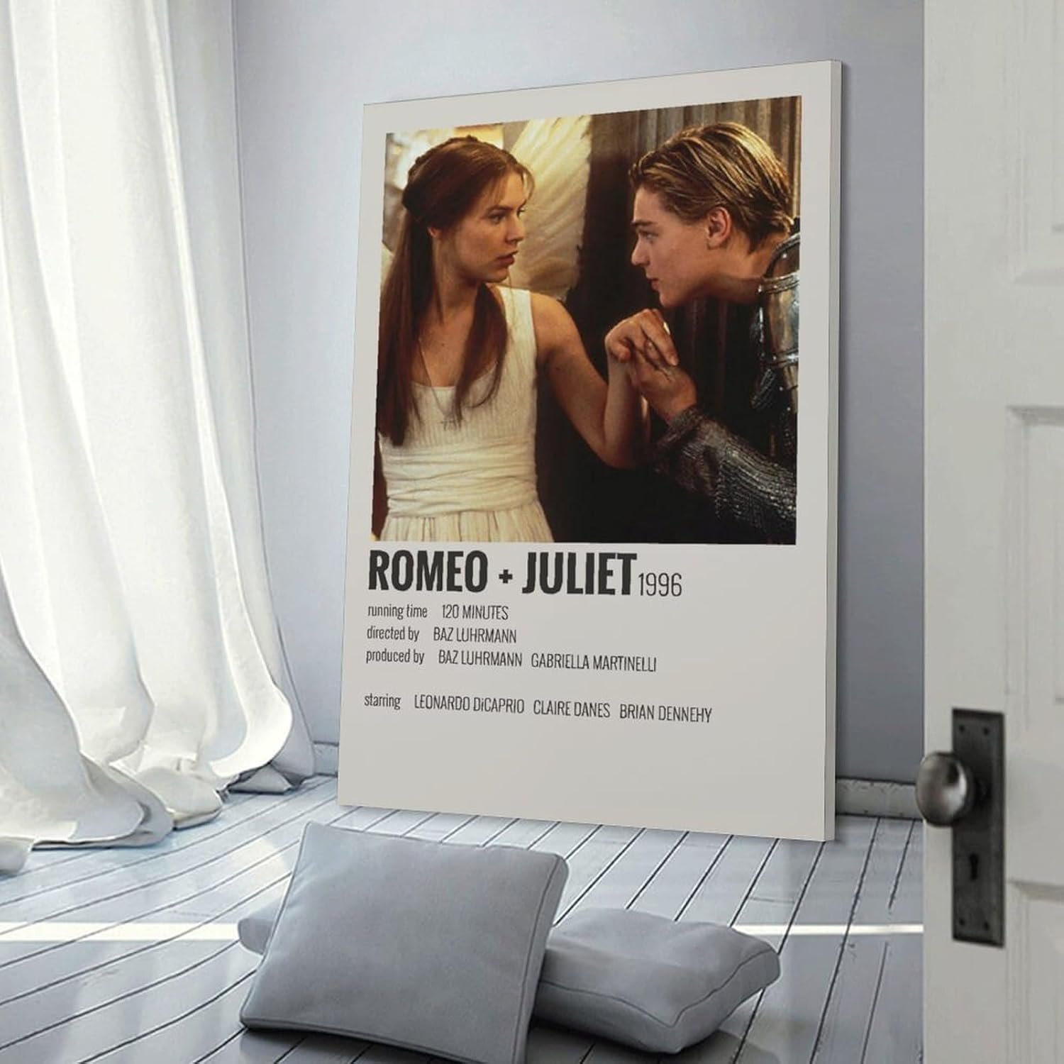 Room Aesthetic Poster Classic Movie Romeo Juliet Movie Posters Cool Artwork Wall Art Home Decor Gift Ideas Poster Decorative Painting Canvas Wall Art Living Room Posters Bedroom...