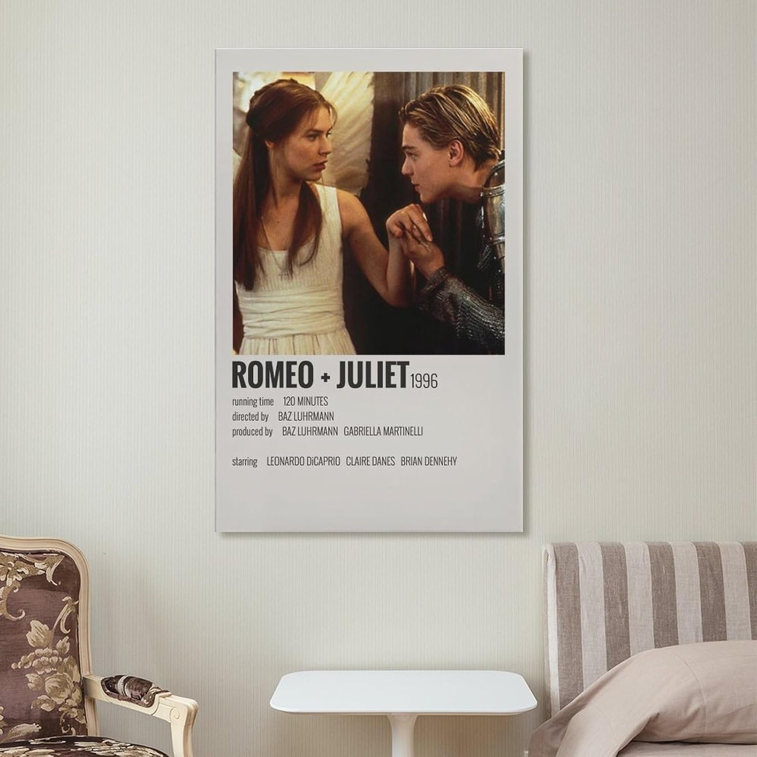 Room Aesthetic Poster Classic Movie Romeo Juliet Movie Posters Cool Artwork Wall Art Home Decor Gift Ideas Poster Decorative Painting Canvas Wall Art Living Room Posters Bedroom...