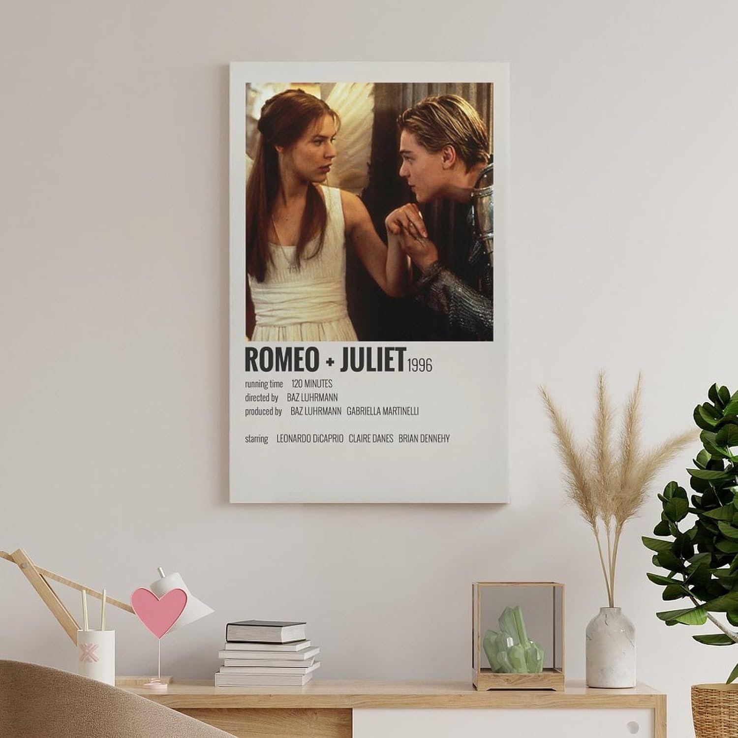 Room Aesthetic Poster Classic Movie Romeo Juliet Movie Posters Cool Artwork Wall Art Home Decor Gift Ideas Poster Decorative Painting Canvas Wall Art Living Room Posters Bedroom...