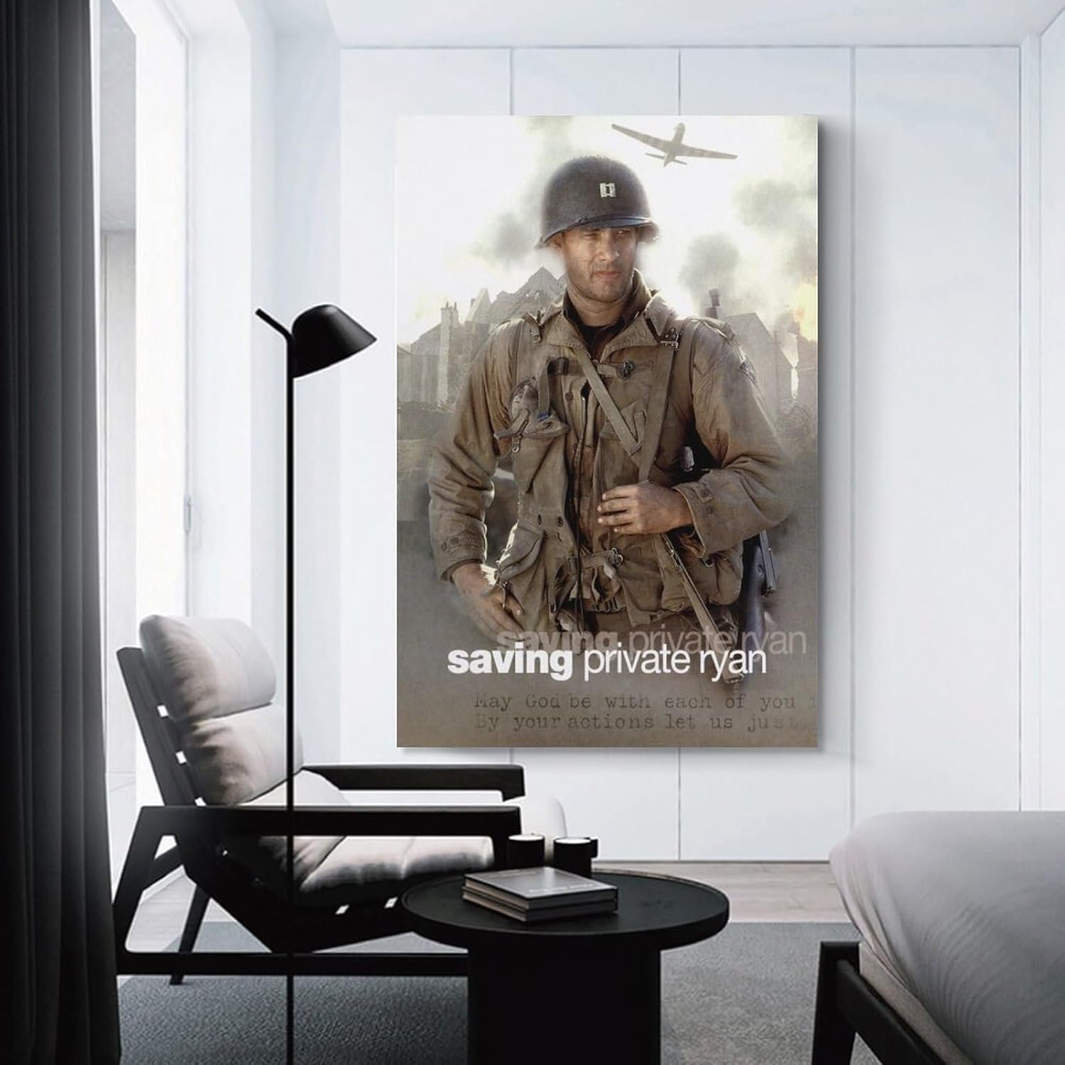 Room Aesthetic Poster Classic Movie Saving Private Ryan Movie Posters Cool Artwork Wall Art Home Decor Gift Ideas Canvas Art Poster And Wall Art Picture Print Modern Family...