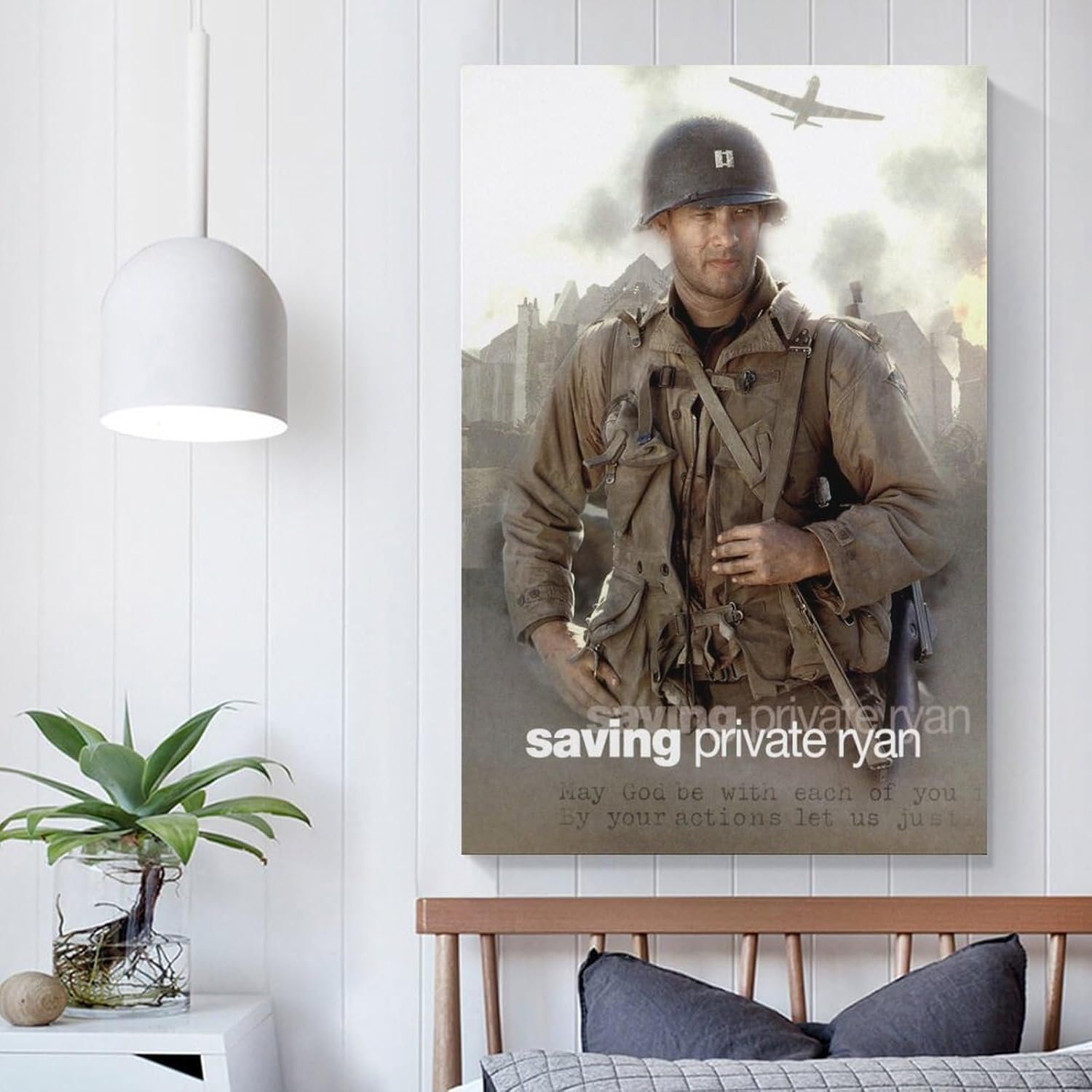 Room Aesthetic Poster Classic Movie Saving Private Ryan Movie Posters Cool Artwork Wall Art Home Decor Gift Ideas Canvas Art Poster And Wall Art Picture Print Modern Family...