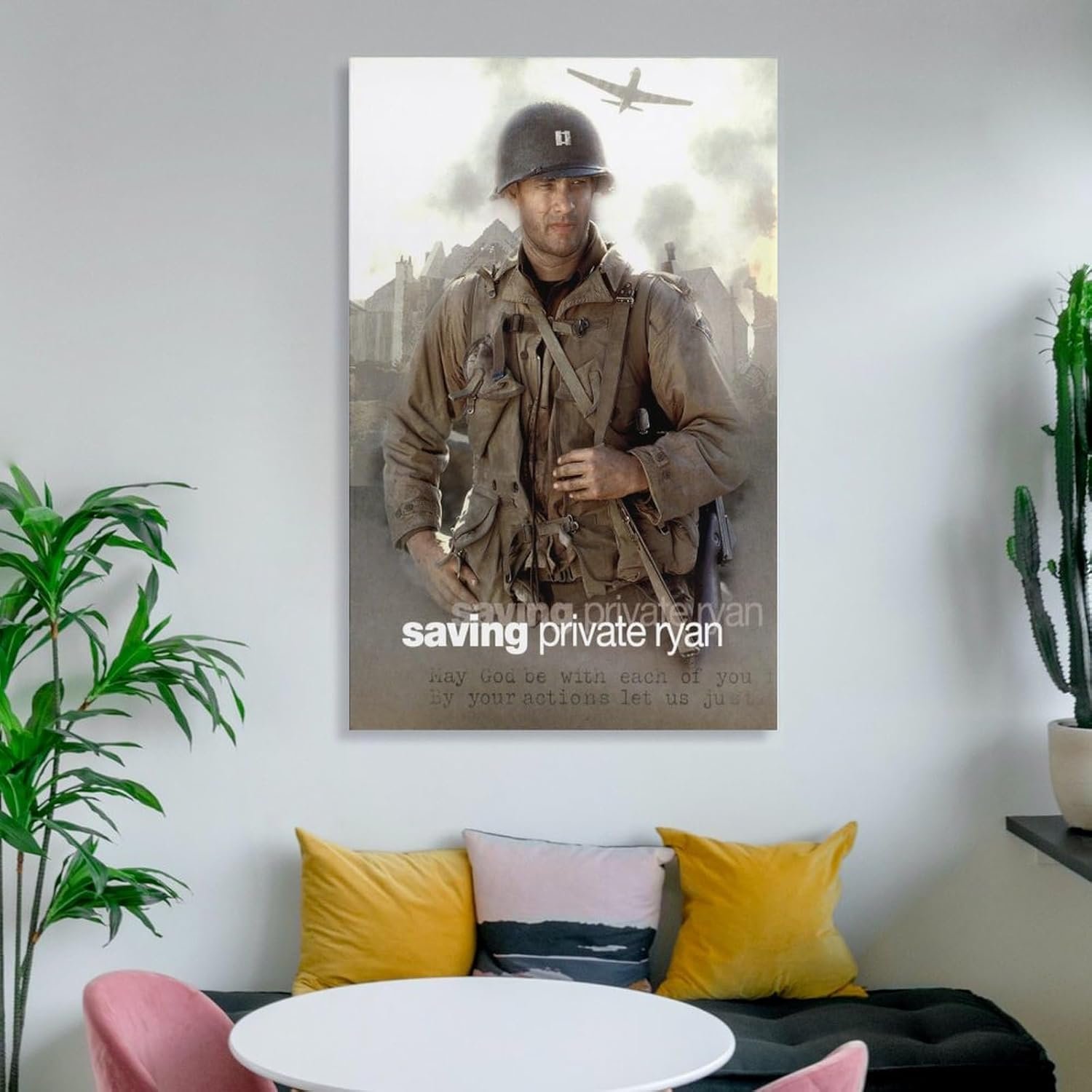 Room Aesthetic Poster Classic Movie Saving Private Ryan Movie Posters Cool Artwork Wall Art Home Decor Gift Ideas Canvas Art Poster And Wall Art Picture Print Modern Family...