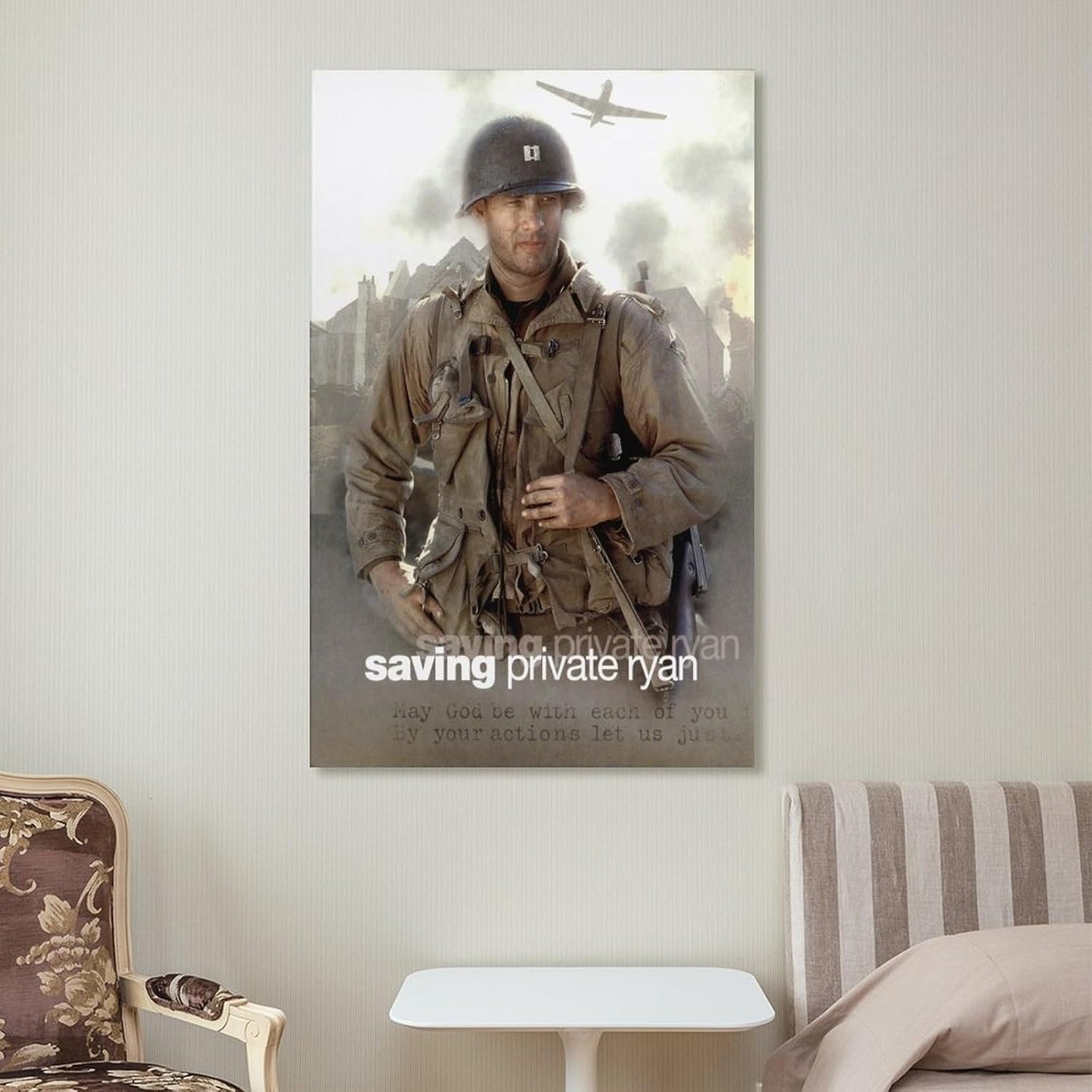 Room Aesthetic Poster Classic Movie Saving Private Ryan Movie Posters Cool Artwork Wall Art Home Decor Gift Ideas Canvas Art Poster And Wall Art Picture Print Modern Family...
