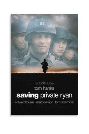 Room Aesthetic Poster Classic Movie Saving Private Ryan Movie Posters Cool Artwork Wall Art Home Decor Gift Ideas Poster Decorative Painting Canvas Wall Art Living Room Posters...