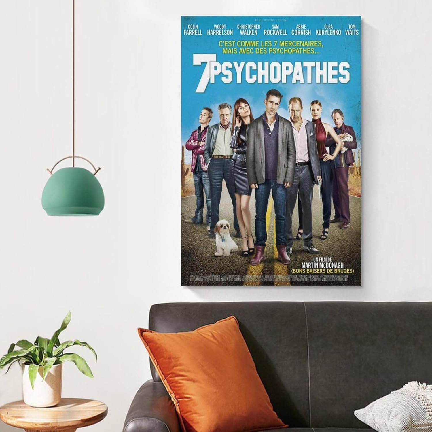Room Aesthetic Poster Classic Movie Seven Psychopaths Movie Posters Cool Artwork Wall Art Home Decor Gift Ideas Canvas Art Poster And Wall Art Picture Print Modern Family...