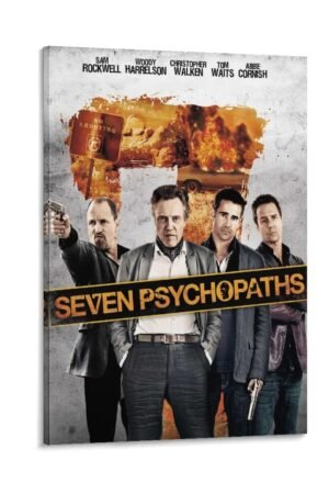 Room Aesthetic Poster Classic Movie Seven Psychopaths Movie Posters Cool Artwork Wall Art Home Decor Gift Ideas Canvas Art Poster And Wall Art Picture Print Modern Family...