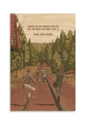 Room Aesthetic Poster Classic Movie Stand by Me Movie Posters Cool Artwork Wall Art Home Decor Gift Ideas Canvas Art Poster And Wall Art Picture Print Modern Family Bedroom...