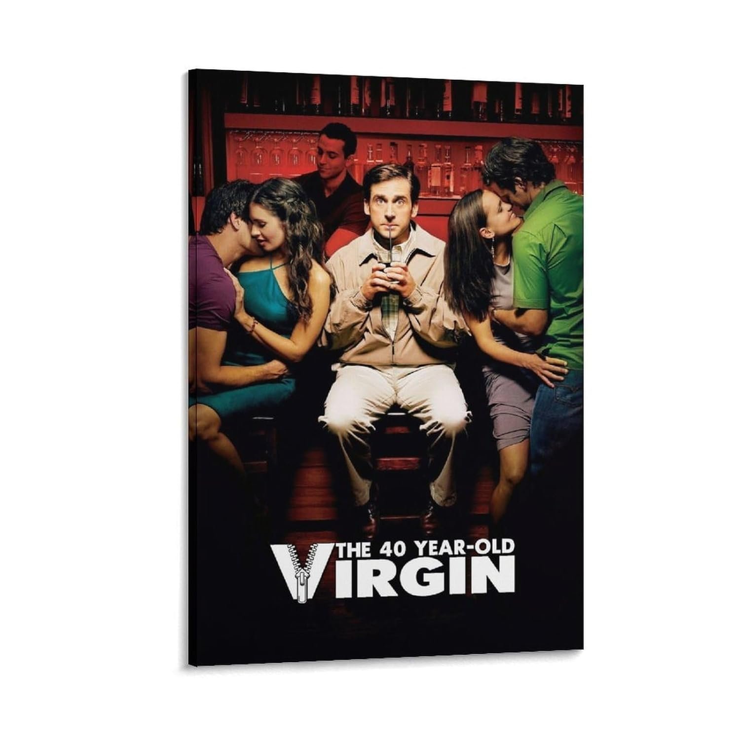 Room Aesthetic Poster Classic Movie The 40 Year Old Virgin Movie Posters Cool Artwork Wall Art Home Decor Gift Ideas Poster Decorative Painting Canvas Wall Art Living Room...