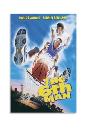 Room Aesthetic Poster Classic Movie The 6th Man Movie Posters Cool Artwork Wall Art Home Decor Gift Ideas Canvas Art Poster And Wall Art Picture Print Modern Family Bedroom...