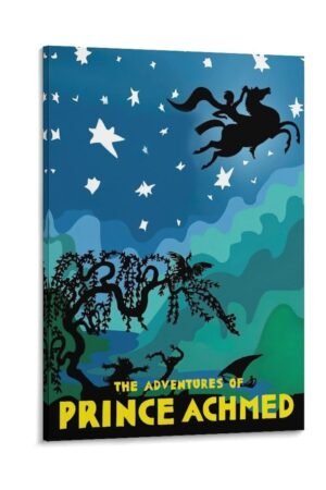 Room Aesthetic Poster Classic Movie The Adventures of Prince Achmed Movie Posters Cool Artwork Wall Art Home Decor Gift Ideas Canvas Art Poster And Wall Art Picture Print Modern...
