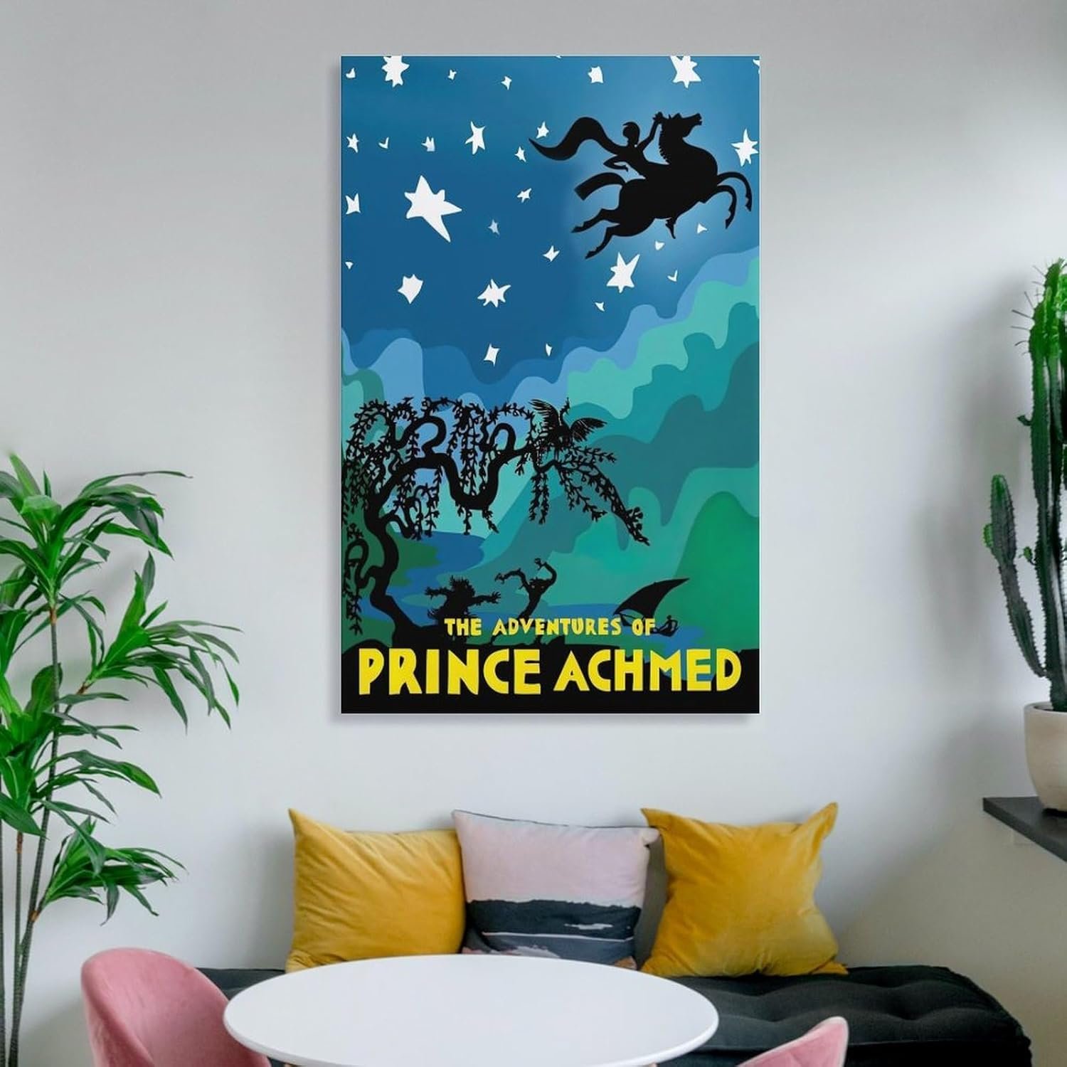 Room Aesthetic Poster Classic Movie The Adventures of Prince Achmed Movie Posters Cool Artwork Wall Art Home Decor Gift Ideas Canvas Art Poster And Wall Art Picture Print Modern...