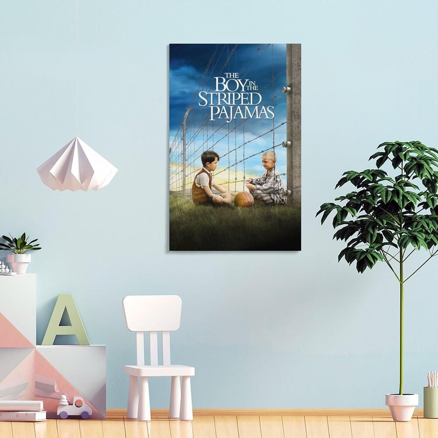 Room Aesthetic Poster Classic Movie The Boy in The Striped Pyjamas Movie Posters Cool Artwork Wall Art Home Decor Gift Ideas Poster Decorative Painting Canvas Wall Art Living...