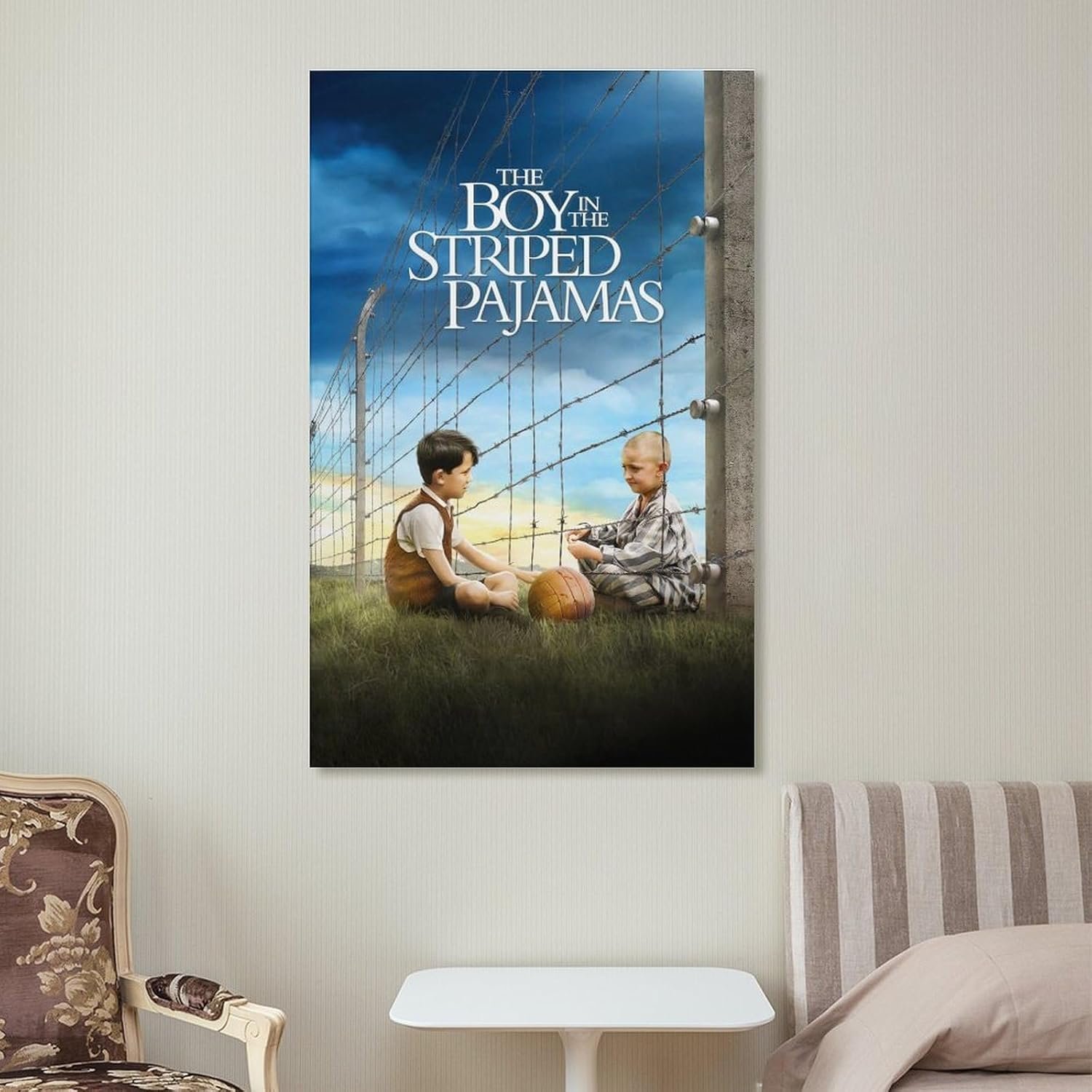 Room Aesthetic Poster Classic Movie The Boy in The Striped Pyjamas Movie Posters Cool Artwork Wall Art Home Decor Gift Ideas Poster Decorative Painting Canvas Wall Art Living...