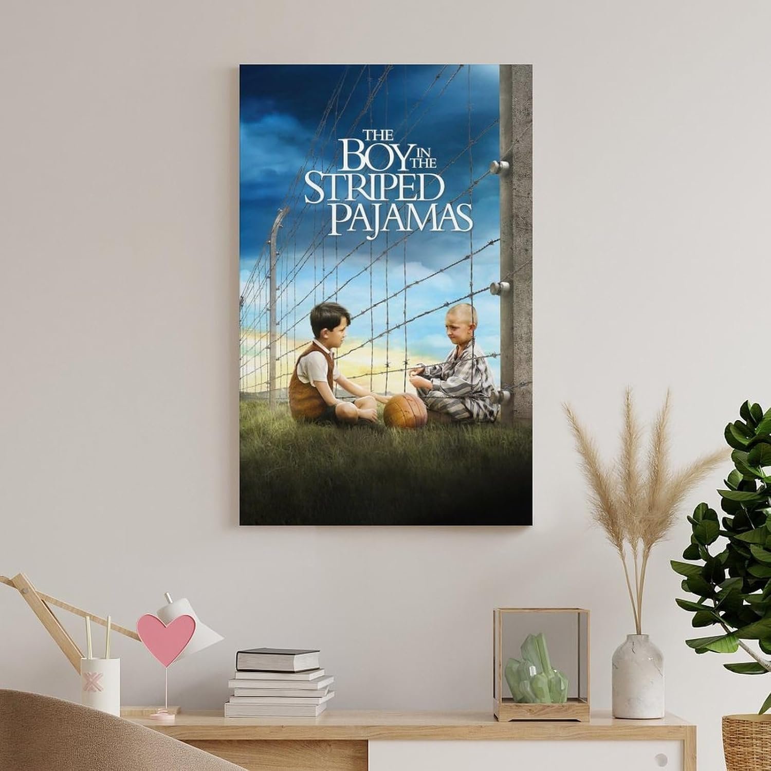 Room Aesthetic Poster Classic Movie The Boy in The Striped Pyjamas Movie Posters Cool Artwork Wall Art Home Decor Gift Ideas Poster Decorative Painting Canvas Wall Art Living...