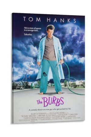 Room Aesthetic Poster Classic Movie The Burbs Movie Posters Cool Artwork Wall Art Home Decor Gift Ideas Poster Decorative Painting Canvas Wall Art Living Room Posters Bedroom...