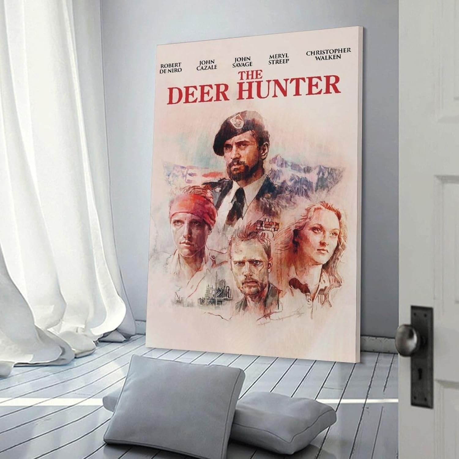 Room Aesthetic Poster Classic Movie The Deer Hunter Movie Posters Cool Artwork Wall Art Home Decor Gift Ideas Poster Decorative Painting Canvas Wall Art Living Room Posters...