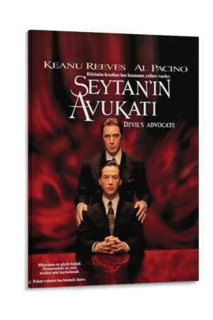 Room Aesthetic Poster Classic Movie The Devil's Advocate Movie Posters Cool Artwork Wall Art Home Decor Gift Ideas Poster Decorative Painting Canvas Wall Art Living Room Posters...