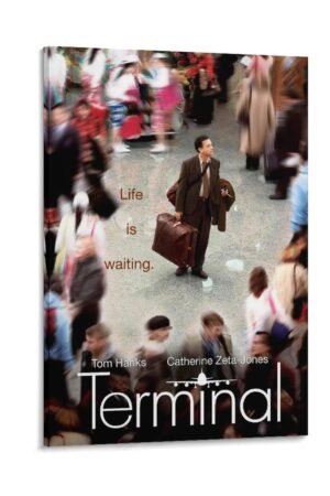 Room Aesthetic Poster Classic Movie The Terminal Movie Posters Cool Artwork Wall Art Home Decor Gift Ideas Canvas Art Poster And Wall Art Picture Print Modern Family Bedroom...