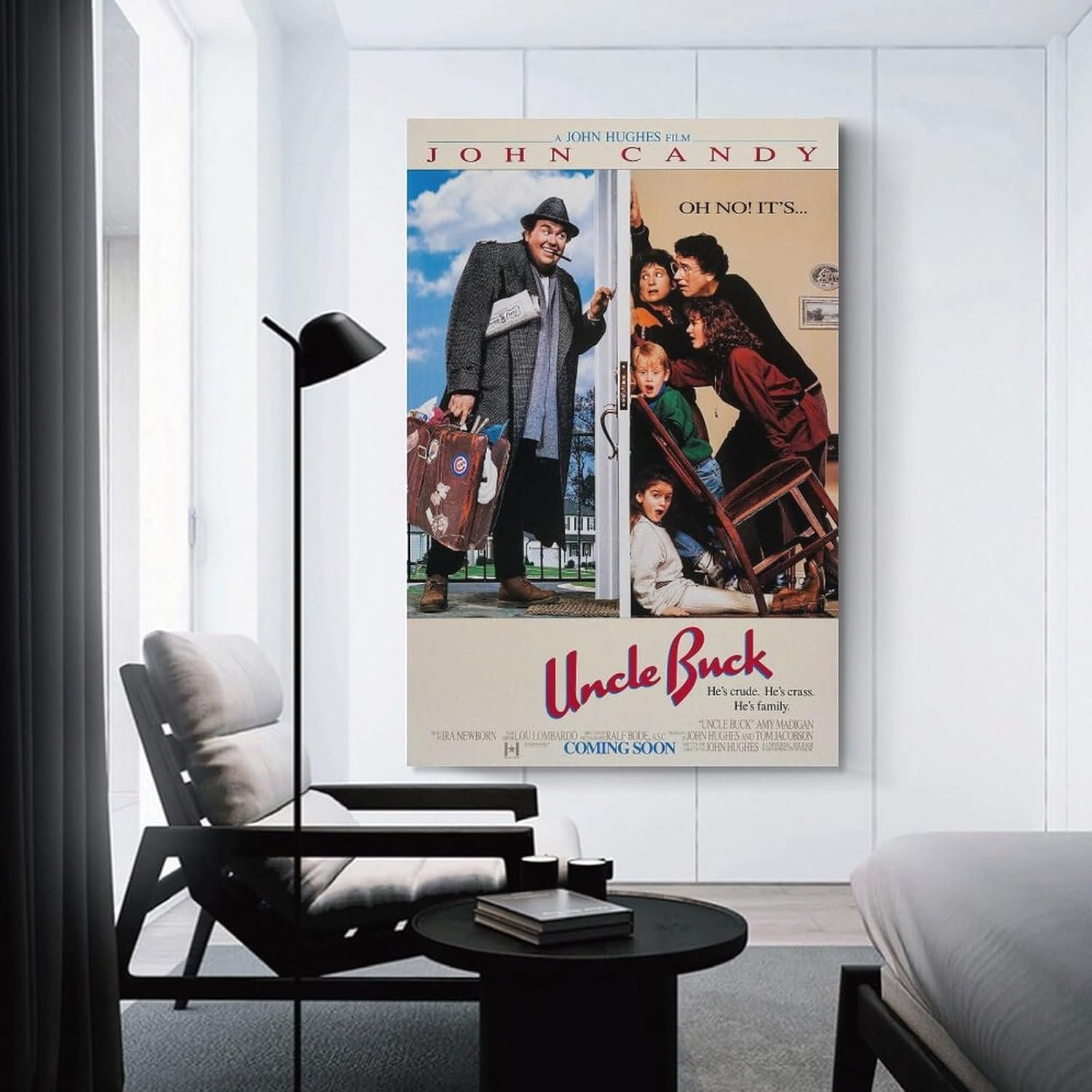 Room Aesthetic Poster Classic Movie Uncle Buck Movie Posters Cool Artwork Wall Art Home Decor Gift Ideas Canvas Art Poster And Wall Art Picture Print Modern Family Bedroom Decor...
