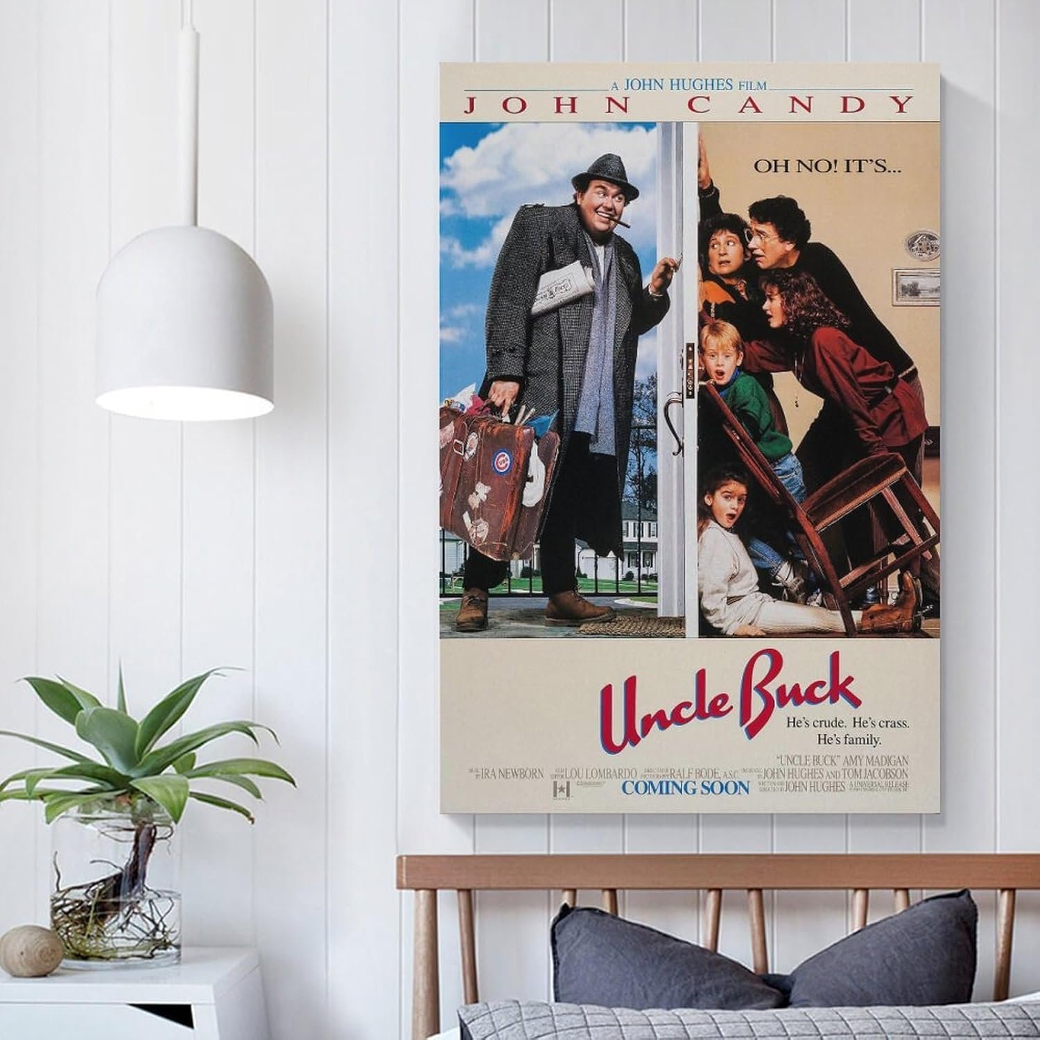 Room Aesthetic Poster Classic Movie Uncle Buck Movie Posters Cool Artwork Wall Art Home Decor Gift Ideas Canvas Art Poster And Wall Art Picture Print Modern Family Bedroom Decor...