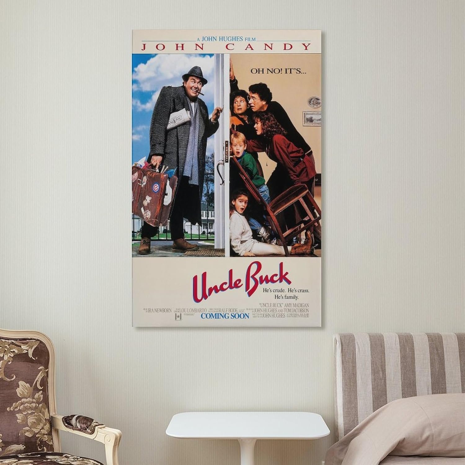 Room Aesthetic Poster Classic Movie Uncle Buck Movie Posters Cool Artwork Wall Art Home Decor Gift Ideas Canvas Art Poster And Wall Art Picture Print Modern Family Bedroom Decor...