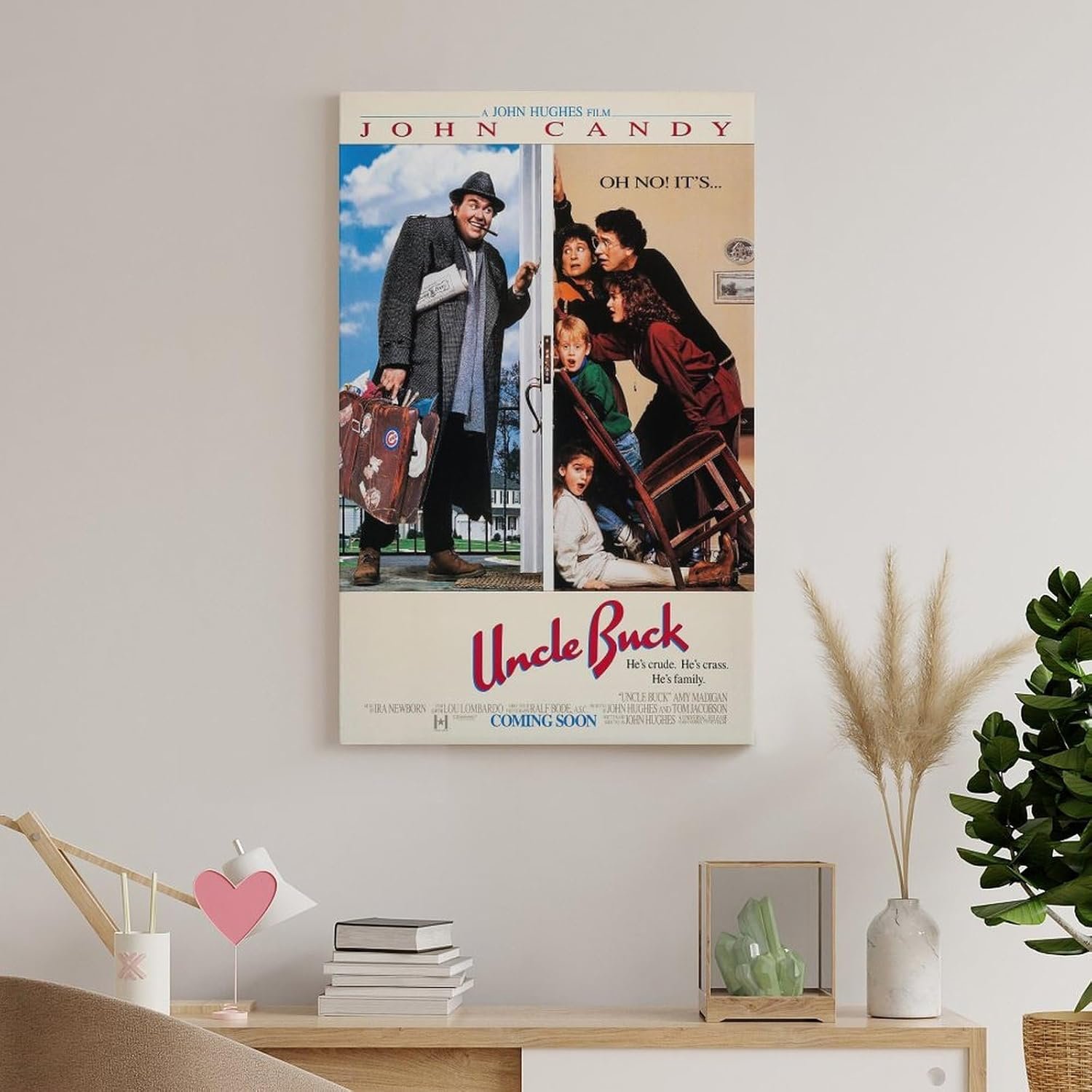 Room Aesthetic Poster Classic Movie Uncle Buck Movie Posters Cool Artwork Wall Art Home Decor Gift Ideas Canvas Art Poster And Wall Art Picture Print Modern Family Bedroom Decor...