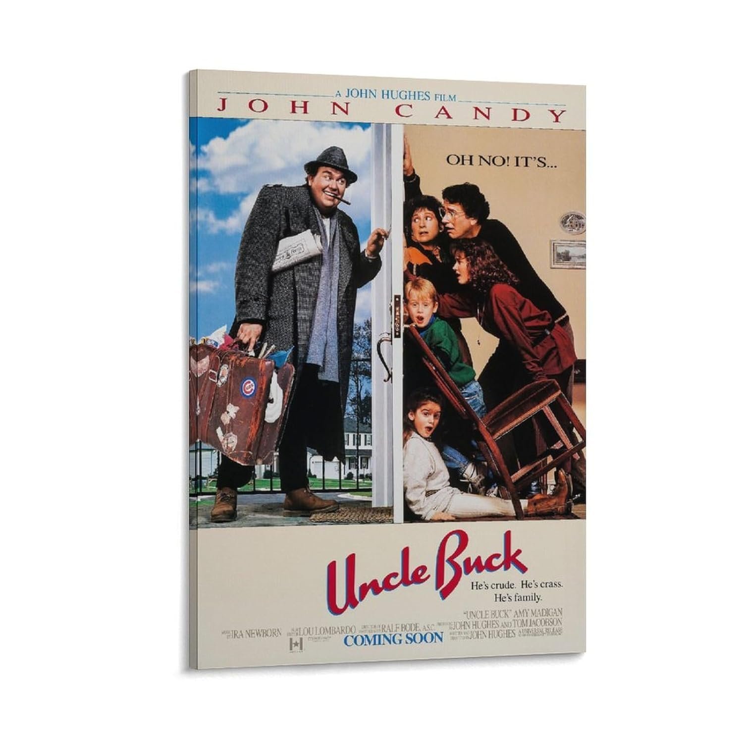 Room Aesthetic Poster Classic Movie Uncle Buck Movie Posters Cool Artwork Wall Art Home Decor Gift Ideas Canvas Art Poster And Wall Art Picture Print Modern Family Bedroom Decor...
