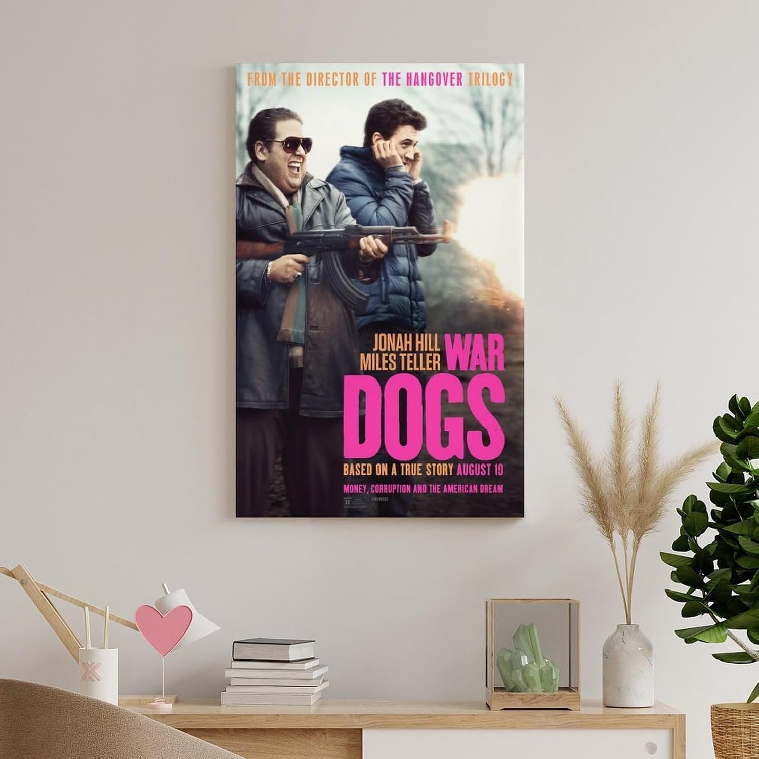 Room Aesthetic Poster Classic Movie War Dogs Movie Posters Cool Artwork Wall Art Home Decor Gift Ideas Poster Decorative Painting Canvas Wall Art Living Room Posters Bedroom...