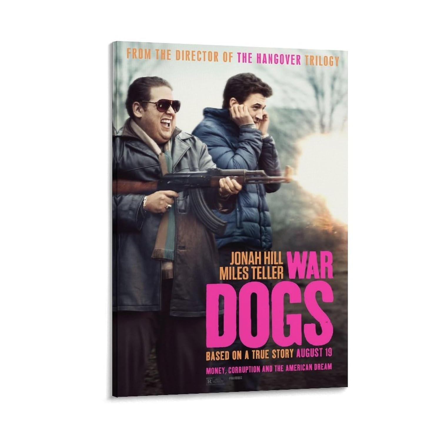 Room Aesthetic Poster Classic Movie War Dogs Movie Posters Cool Artwork Wall Art Home Decor Gift Ideas Poster Decorative Painting Canvas Wall Art Living Room Posters Bedroom...