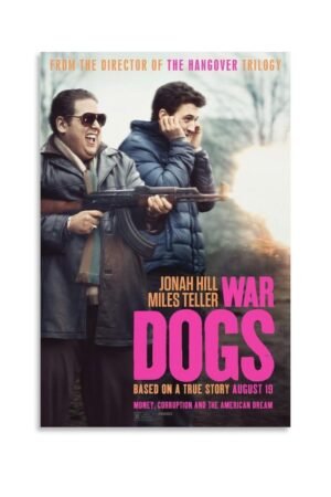 Room Aesthetic Poster Classic Movie War Dogs Movie Posters Cool Artwork Wall Art Home Decor Gift Ideas Poster Decorative Painting Canvas Wall Art Living Room Posters Bedroom...
