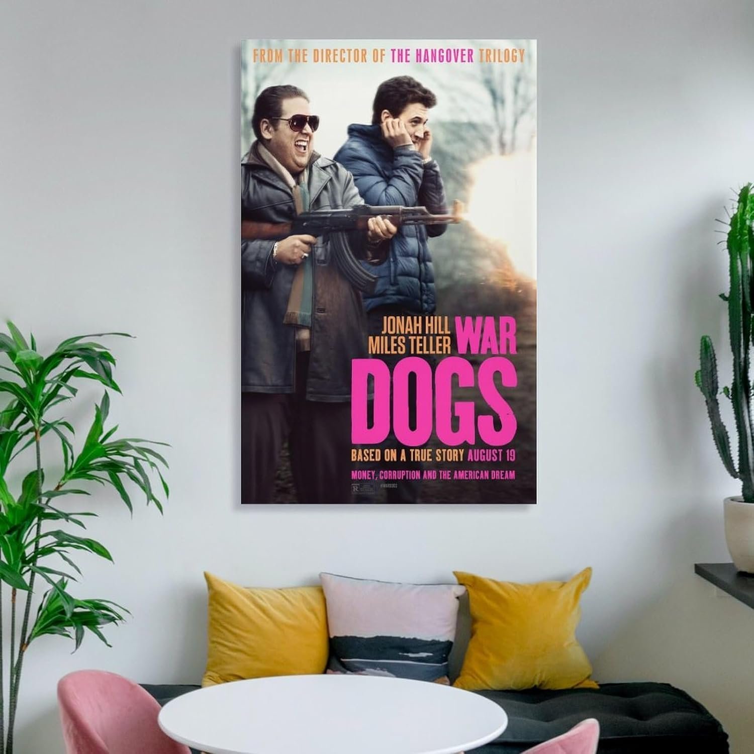 Room Aesthetic Poster Classic Movie War Dogs Movie Posters Cool Artwork Wall Art Home Decor Gift Ideas Poster Decorative Painting Canvas Wall Art Living Room Posters Bedroom...