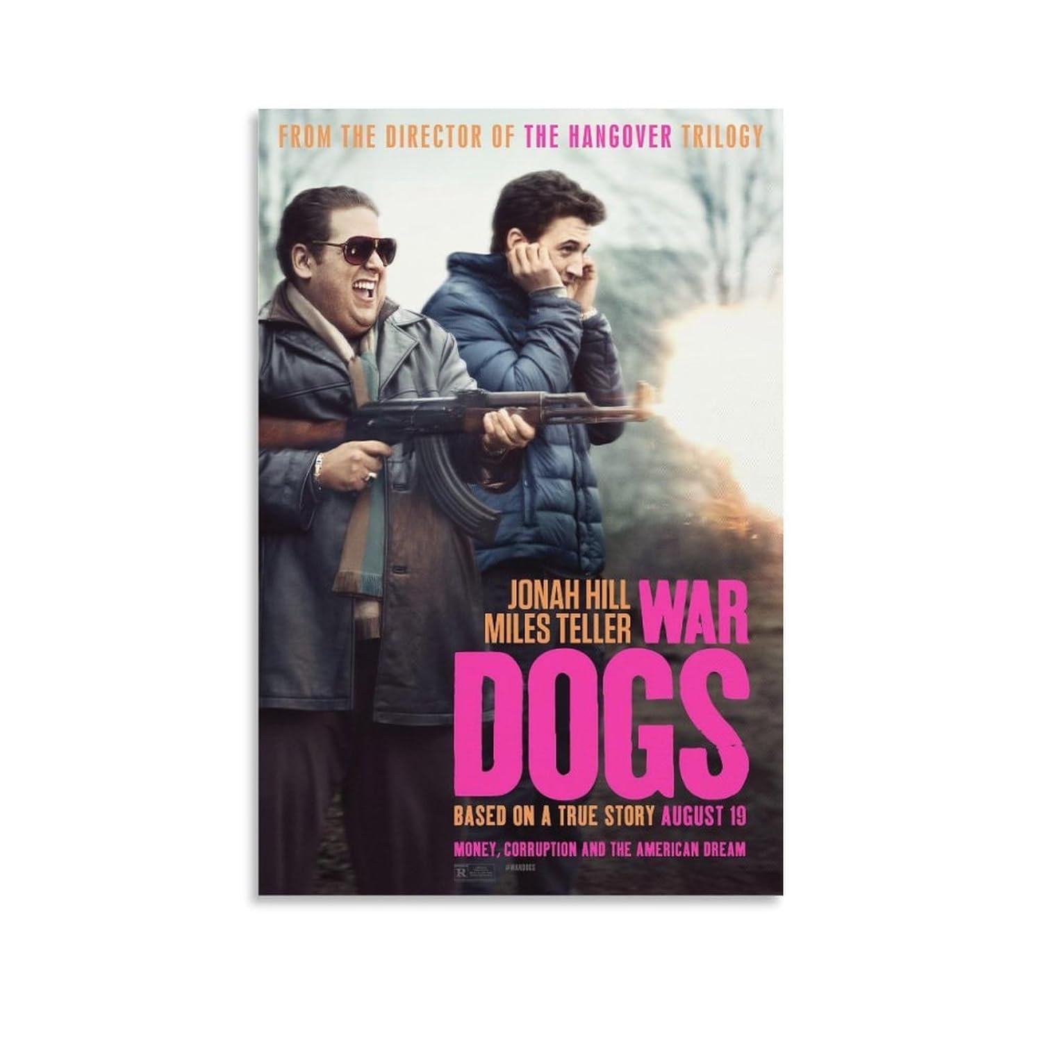 Room Aesthetic Poster Classic Movie War Dogs Movie Posters Cool Artwork Wall Art Home Decor Gift Ideas Poster Decorative Painting Canvas Wall Art Living Room Posters Bedroom...