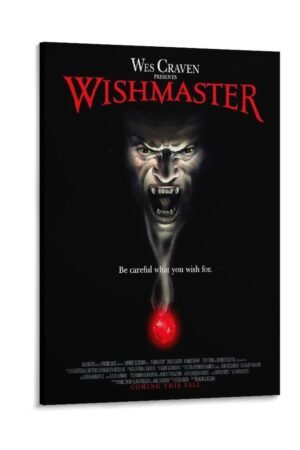 Room Aesthetic Poster Classic Movie Wishmaster Movie Posters Cool Artwork Wall Art Home Decor Gift Ideas Poster Decorative Painting Canvas Wall Art Living Room Posters Bedroom...