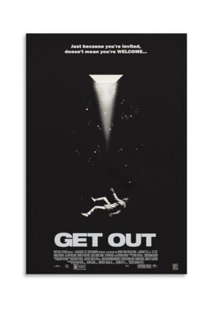 Room Aesthetic Poster Get Out Retro Movie Poster Game House Decoration Cool Artwork Wall Art Home Decor Gift Ideas Canvas Art Poster And Wall Art Picture Print Modern Family...