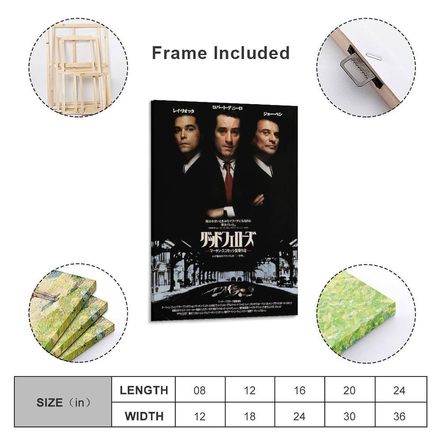 Room Aesthetic Poster GoodFellas Movie Posters Cool Artwork Wall Art Home Decor Posters Gift Ideas Poster Decorative Painting Canvas Wall Art Living Room Posters Bedroom...