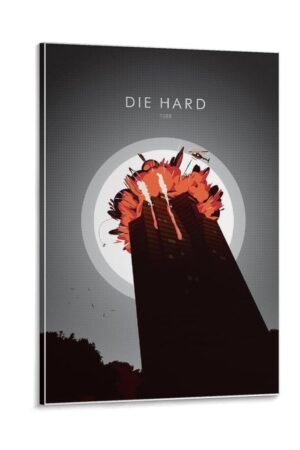 Room Decor Posters Die Hard Movie Poster Boys Room Decor Room Aesthetic Posters Cool Artwork Wall Art Home Decor Gift Ideas Poster Decorative Painting Canvas Wall Art Living...