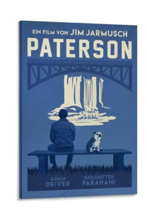 Room Decor Posters Paterson Movie Poster Office Decor Room Aesthetic Posters Cool Artwork Wall Art Home Decor Gift Ideas Poster Decorative Painting Canvas Wall Art Living Room...