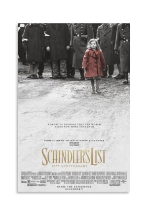Room Decor Posters Schindler's List Movie Posters Cool Artwork Wall Art Home Decor Posters Gift Ideas Canvas Art Poster And Wall Art Picture Print Modern Family Bedroom Decor...