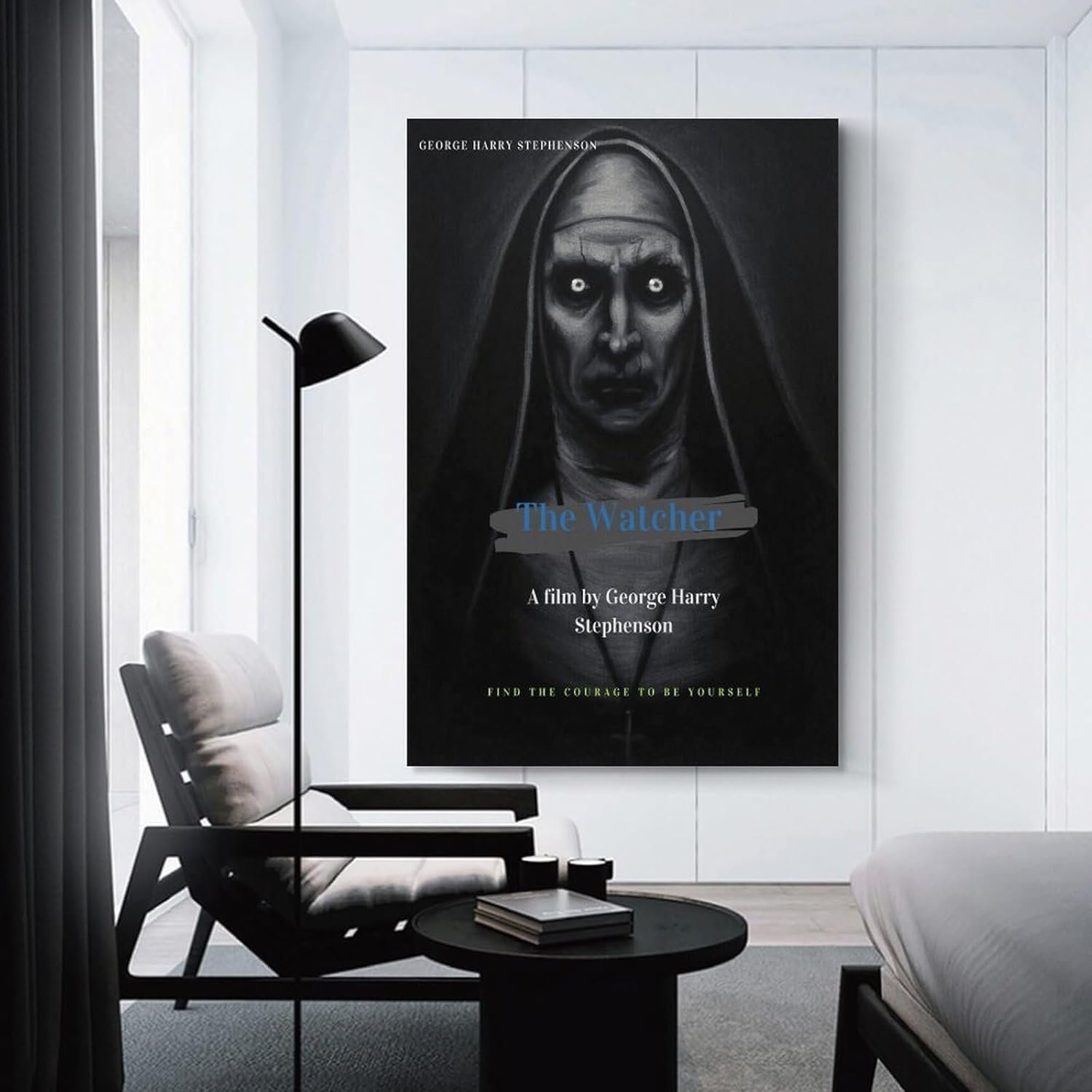 Room Decor Posters The Watcher Movie Posters Horror Decor Room Aesthetic Posters Cool Artwork Wall Art Home Decor Gift Ideas Poster Decorative Painting Canvas Wall Art Living...