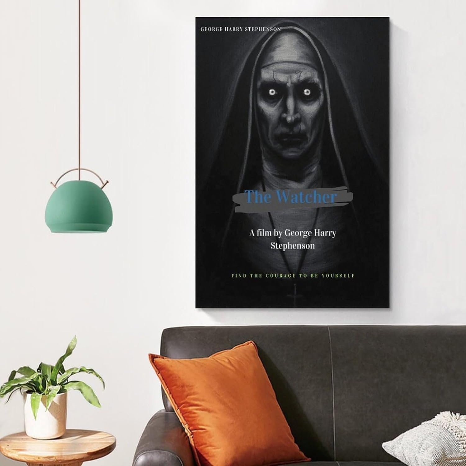 Room Decor Posters The Watcher Movie Posters Horror Decor Room Aesthetic Posters Cool Artwork Wall Art Home Decor Gift Ideas Poster Decorative Painting Canvas Wall Art Living...