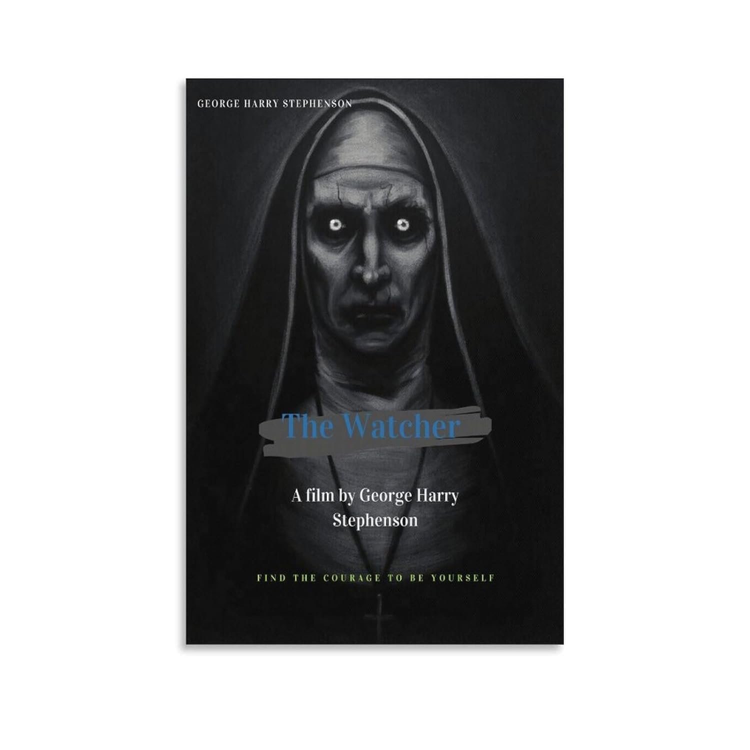 Room Decor Posters The Watcher Movie Posters Horror Decor Room Aesthetic Posters Cool Artwork Wall Art Home Decor Gift Ideas Poster Decorative Painting Canvas Wall Art Living...