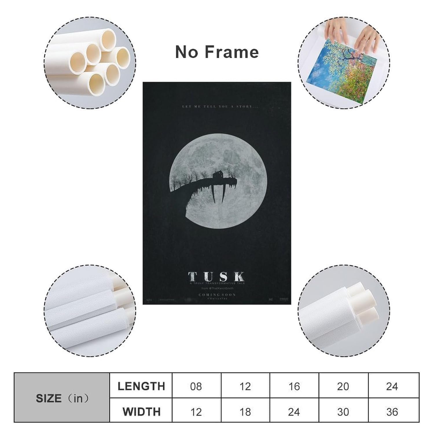 Room Decor Posters Tusk Movie Poster Family Wall Decor Room Aesthetic Posters Cool Artwork Wall Art Home Decor Gift Ideas Canvas Art Poster And Wall Art Picture Print Modern...