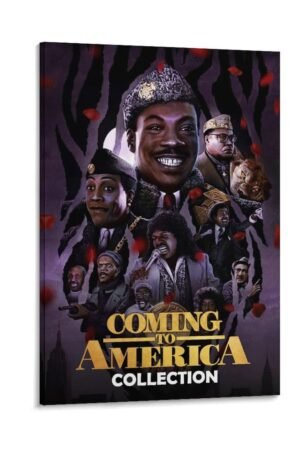 Room Posters Coming To America Movie Posters Cool Artwork Wall Art Home Decor Posters Gift Ideas Canvas Art Poster And Wall Art Picture Print Modern Family Bedroom Decor Posters...