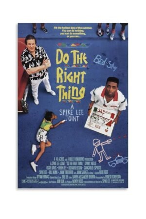 Room Posters Do The Right Thing Movie Posters Cool Artwork Wall Art Home Decor Gift Ideas Poster Decorative Painting Canvas Wall Art Living Room Posters Bedroom Painting...