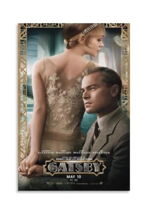 Room Posters The Great Gatsby Movie Posters Cool Artwork Wall Art Home Decor Posters Gift Ideas Prints Poster Decorative Painting Canvas Wall Art Living Room Posters Bedroom...