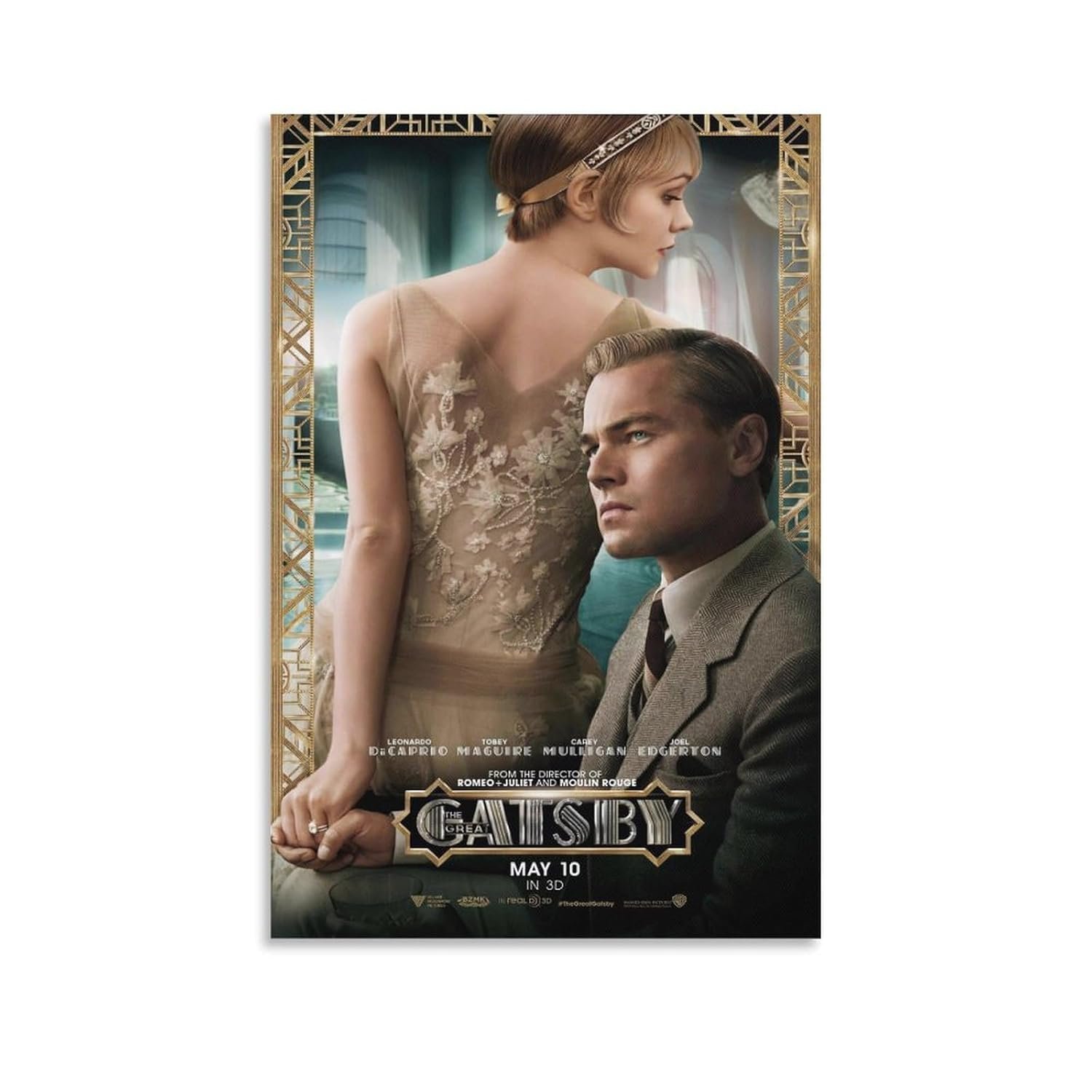 Room Posters The Great Gatsby Movie Posters Cool Artwork Wall Art Home Decor Posters Gift Ideas Prints Poster Decorative Painting Canvas Wall Art Living Room Posters Bedroom...