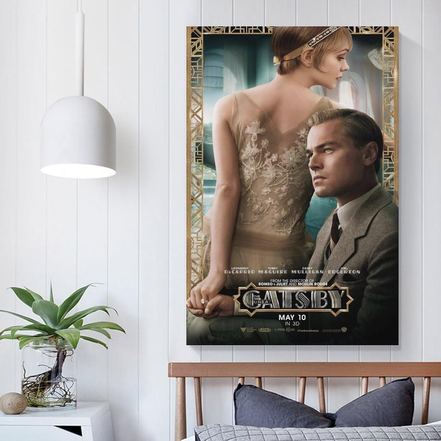 Room Posters The Great Gatsby Movie Posters Cool Artwork Wall Art Home Decor Posters Gift Ideas Prints Poster Decorative Painting Canvas Wall Art Living Room Posters Bedroom...