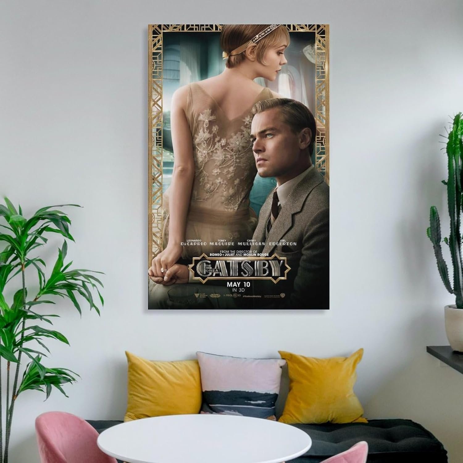 Room Posters The Great Gatsby Movie Posters Cool Artwork Wall Art Home Decor Posters Gift Ideas Prints Poster Decorative Painting Canvas Wall Art Living Room Posters Bedroom...